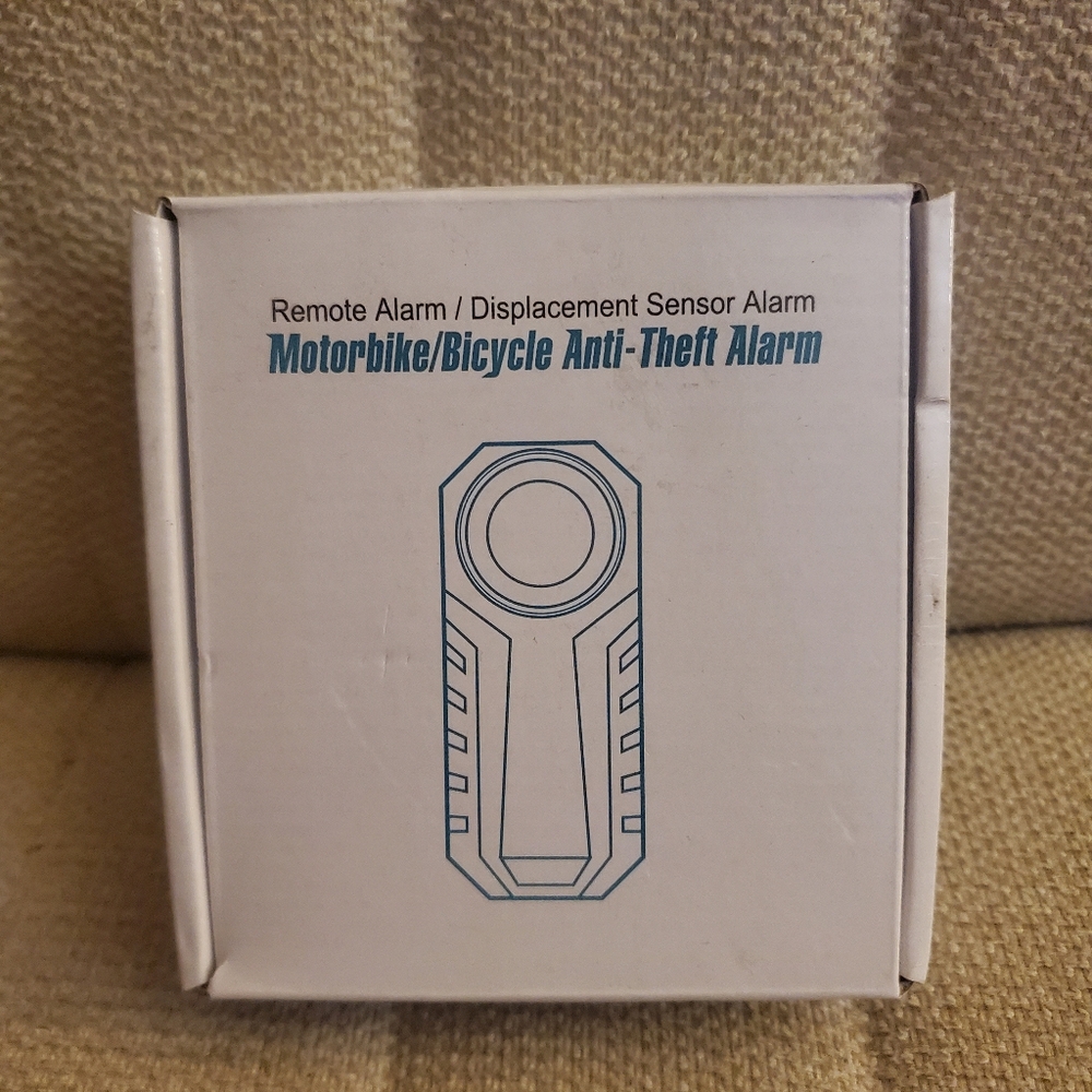 Motorbike Bicycle Anti-Theft Alarm with Remote – Motion Sensor – New in Box
